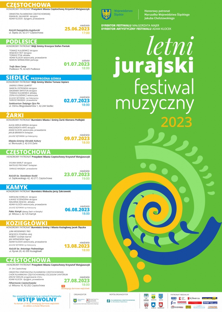 Letni Jurajski Festiwal Muzyczny 2023